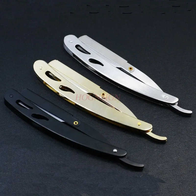 Razor Manual Vintage Razor Blade Scraper Hairdressing Shaving Knife Blade Men Shaved Head Sale