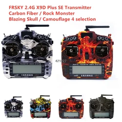 Nowy FrSky 2.4G 16CH Taranis X9D Plus SE nadajnik wydanie specjalne w/M9 czujnik przypadku transferu wody z baterią i RC zabawki