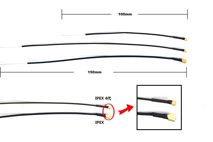 20pcs Frsky 10cm 15cm 2.4G Antenna IPEX4 For X4R, X4RSB, S6R, S8R, G-RX8, G-RX6, RX4R, RX6R, ARCHER GR6 GR8 R6 Receiver Antennas