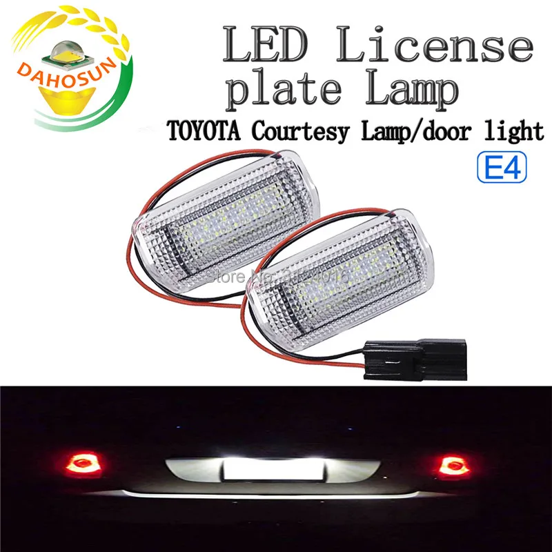 

2PC dahosun 18-SMD Side Door OEM Replacement LED Lights For Lexus IS ES GS LS RX GX LX for Toyota Avalon Sienna Venza CamryPrius