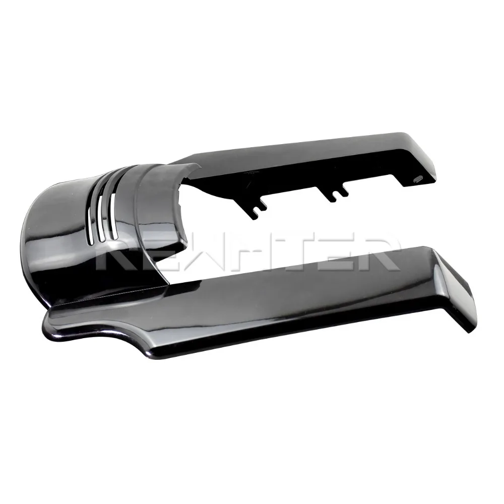 Przedłużenie błotnika tylnego motocykla 5'' w kolorze czarnym, wykonane z tworzywa ABS, do Harley Touring Street Road Glide Road King 2014-20 — zdjęcie 4