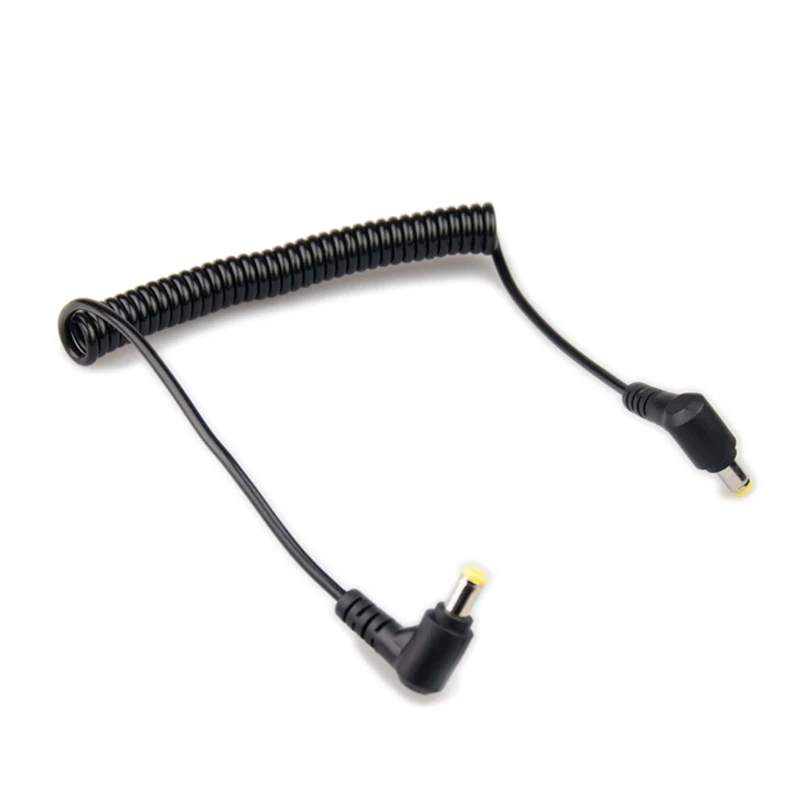 Lanpartre Giallo-Punta Della Macchina Fotografica di CC 55-21 Primavera Cavo di Alimentazione per la Batteria Pizzico e DSLR Camera