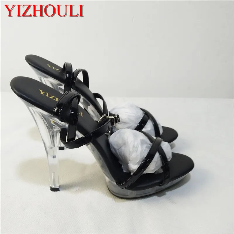 

Summer 12 cm high heels, pole dancing performance shoes, fashion foot nude strappy stiletto sandals