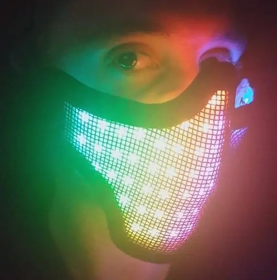 

LED Light up glowing luminous Mask for cosplay nightclub parties stage show