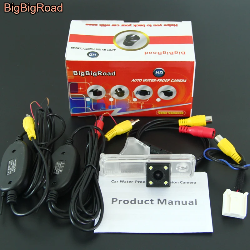

BigBigRoad For Hyundai ix25 2014 2015 Car Rear View Backup Reverse Parking Camera Waterproof RCA Port Connect to Original Screen