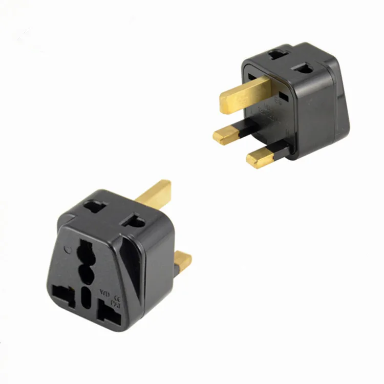 

10pcs/lot 1to2 Singapore UK Plug Socket Travel Wall AC Power Charger Outlet Adapter Converter Universal AU EU US To UK Plug