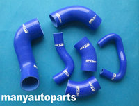 Fit Mitsubishi Lancer Evo 7 8 9 CT9A 4G63 Silicone Intercooler Hose pipe Kit BLUE