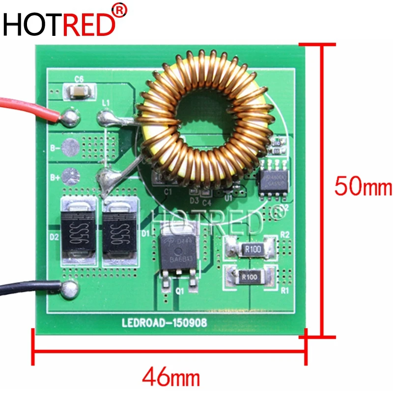 30W XHP70 XHP70.2 Led Driver One Mode Output DC 6V/12V Input DC12-24V 4.5-4.8A Lighting Transformers can use for Car/Motorcycle