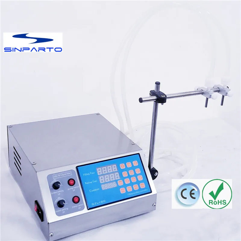 Gorąca sprzedaż pompa perystaltyczna napełniarka 0.3-500ml/min z 2 głowicami napełniacz do płynów do perfum, napełniacz oleju napełniarka jadalna