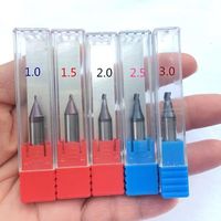 Raise Best Quality Carbide Steel End Milling Cutters For Drill bits Locksmith Tools 1.0 1.2 1.5 2.0 2.2 2.5 2.7 3.0
