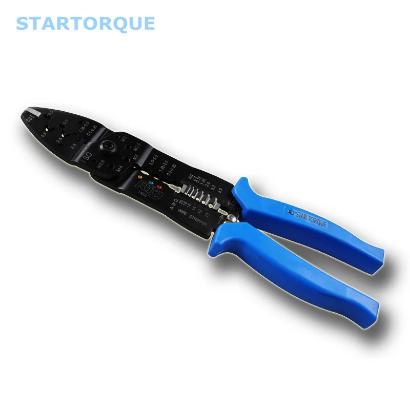 STARTORQUE 0.75-6mm multifunctional wire stripper crimping pliers electrician tools