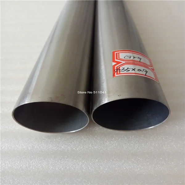 Grade9 티타늄 튜브 gr9 티타늄 파이프 35mm * 0.9mm * 500mm,6pcs 도매 가격 무료 배송