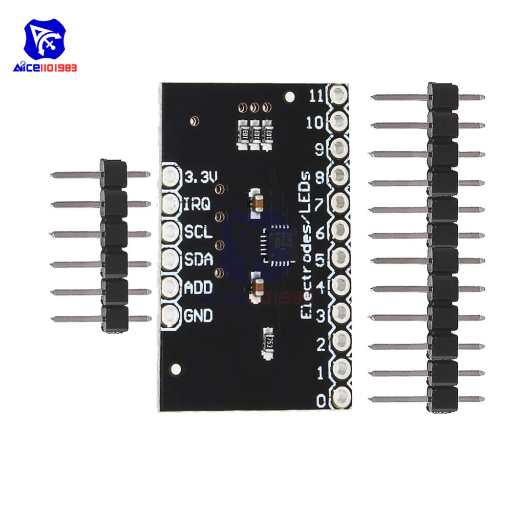 diymore-mpr121-коммутатор-v12-Бесконтактный-емкостный-сенсорный-контроллер-клавиатуры-макетная-плата-для-arduino