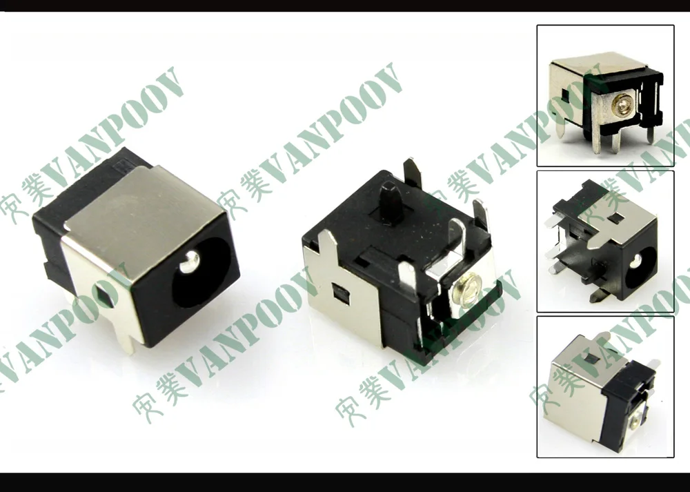 Conector de alimentación CC para portátil HP Compaq Pavilion ZE2000 Presario M2000, Acer Travelmate C100, Z9000, Asus Eeepc 1201N 1201T, 3 unidades