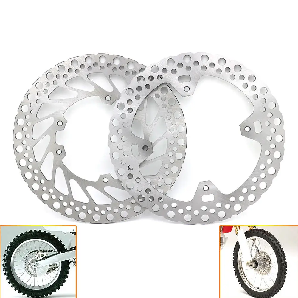 

New Motorcycle Stainless Steel Front Rear Brake Disc Rotor For Honda CR 125E 125R 250E 250R CRF 250R 250X 450R 450X