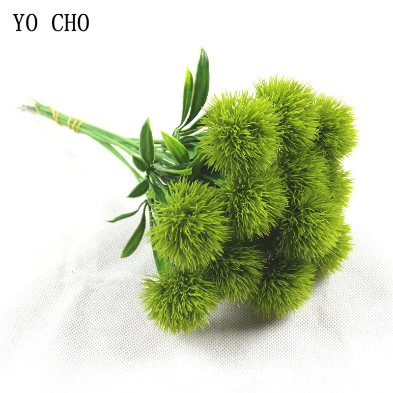 YO CHO Artificial Dandelion Flowers Home Furnishings Wedding Valentine's Day Party Decor Plastic Flower Simulation Plante Flower