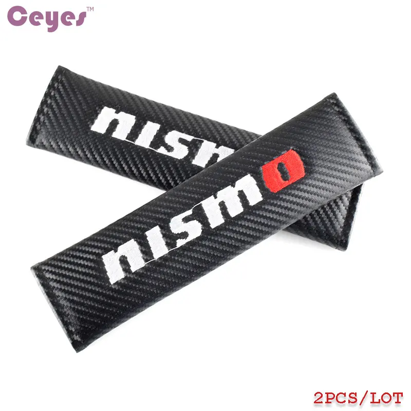 Ceyes Car Styling Auto Emblems Stickers Case For Nissan Nismo Tiida Teana Skyline Juke X-trail Qashqai Carbon Badge Car-Styling