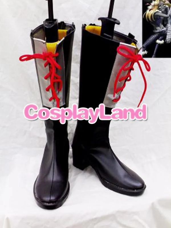 

D Gray-Man Jasdevi Lace up Cosplay Boots Shoes Anime Party Cosplay Show Boots Custom Made for Adult Men Shoes