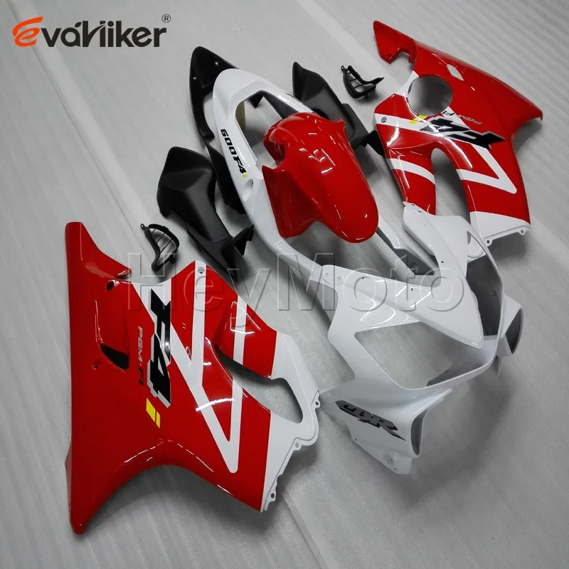 ABS Fairings hull for CBR600F4i 2001 2001 2003 red silver CBR 600 F4i 01 02 03 motorcycle panels Injection mold