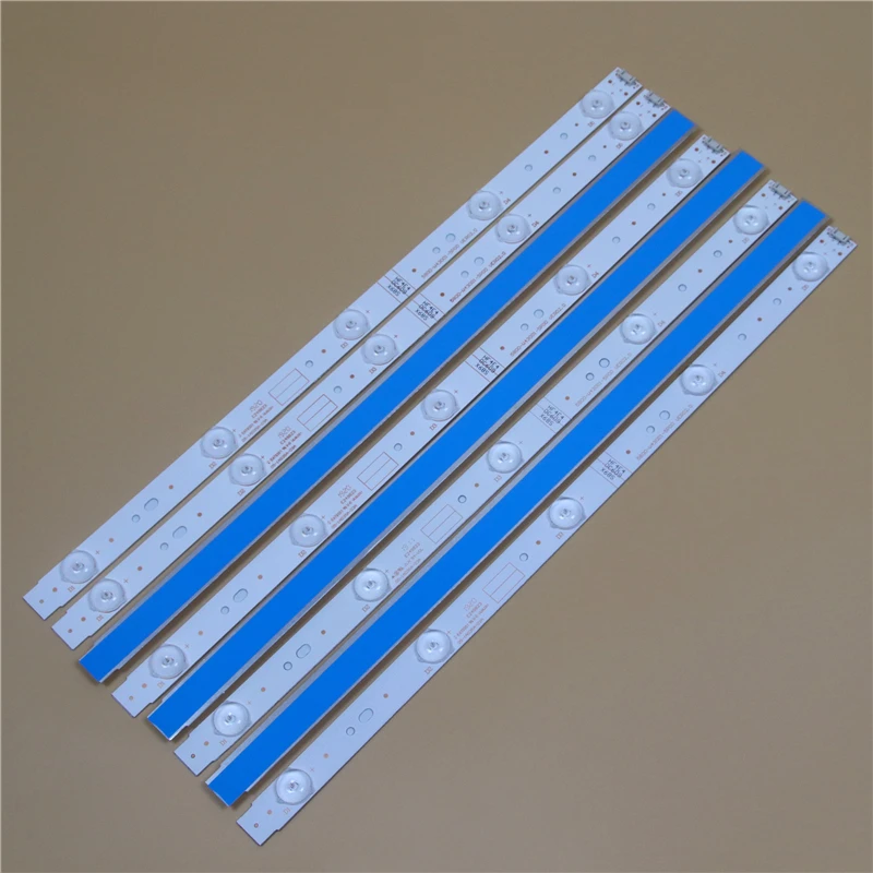 TV LED Light Bars For Skyworth 43E600E 43E3000 43E3500 43E6000 Backlight Strips Kit LED Lamp Lens Band 5800-W43001-5P00 VER02.00