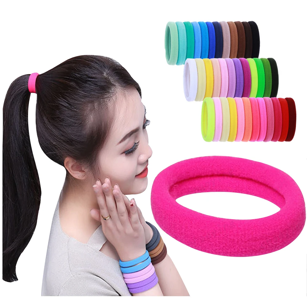 4.3cm  women Tools Rubber Band Hair Ropes Gum Ponytail Holders HairBand Hair Accessories Elastic Hair band headwear 30pcs/Lot