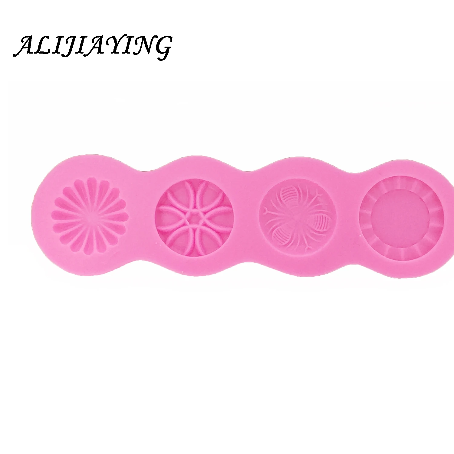 1Pcs Button Muffin Silicone Sweet Candy Jelly Ice Mould Mold Baking Pan Make DIY Cake border decoration D1240