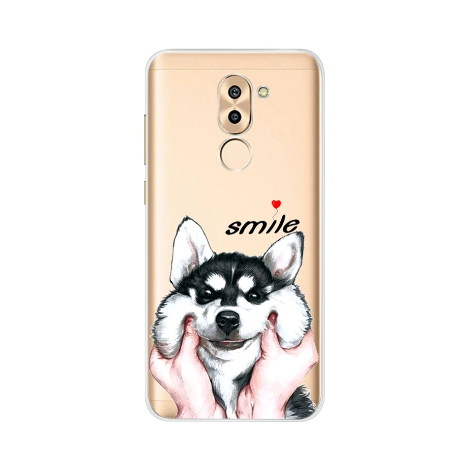Moda etui na telefony dla Huawei GR5 2017 tylna pokrywa silikonowa miękka TPU Case dla Huawei Mate 9 Lite Case Coque Honor 6X Funda — zdjęcie 3