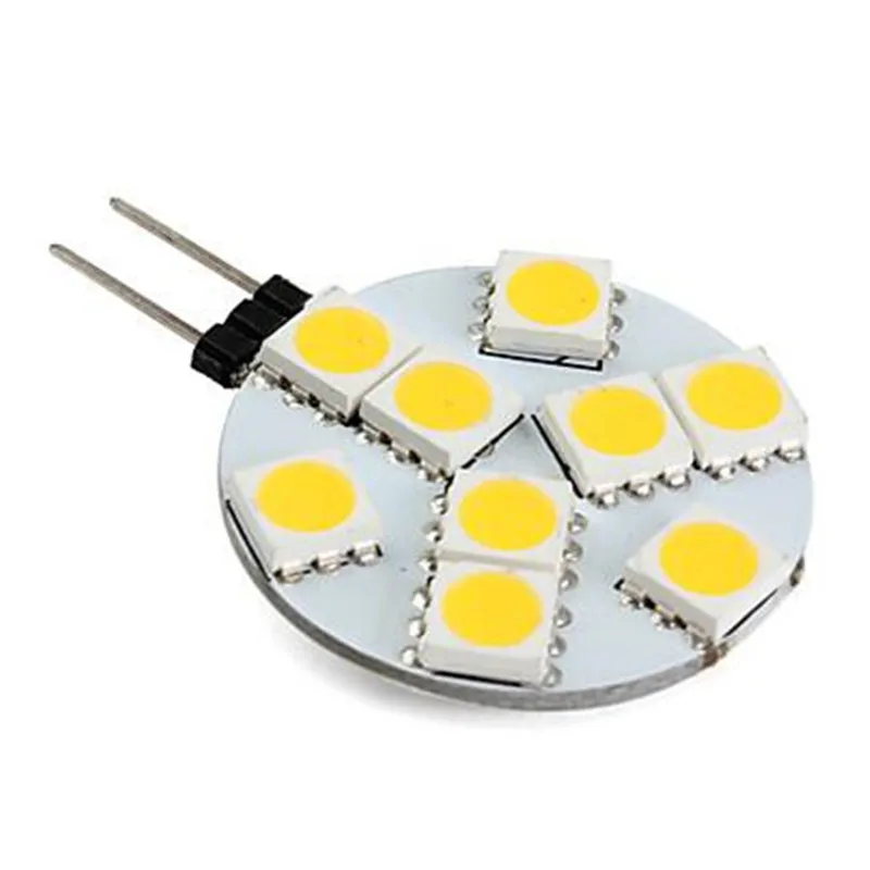 G4 LED lampa cibule DC12V 1W/2W/3W/4W warm/cold bílá 5050SMD 6/9/12/24leds lustr lehký