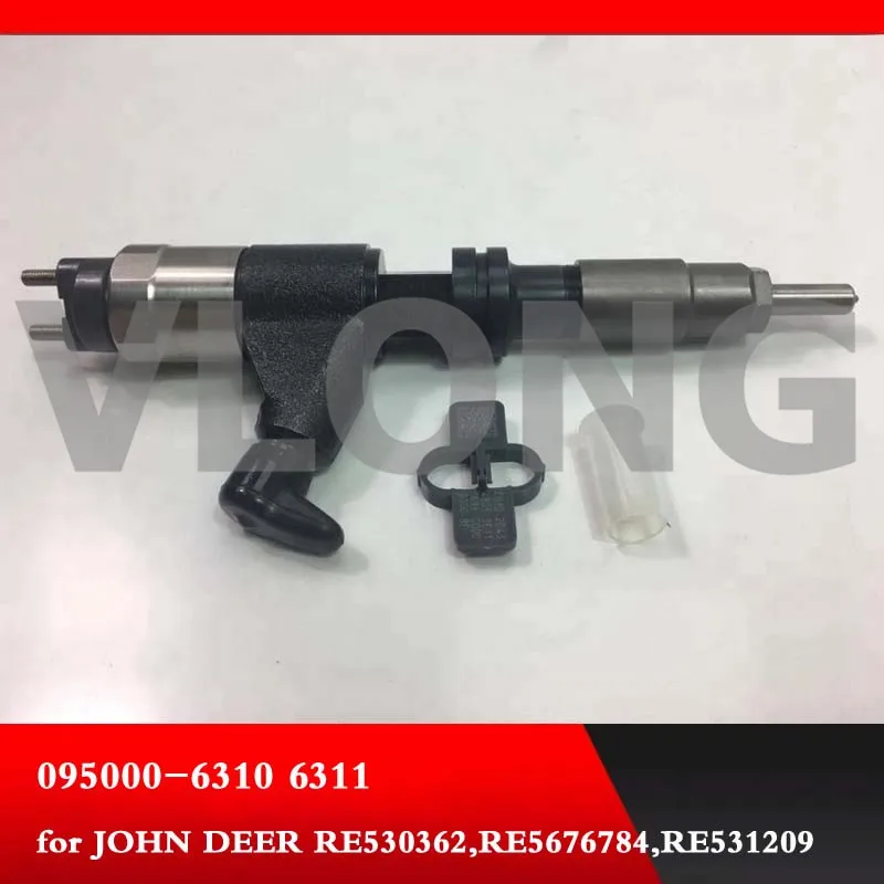 Genuine New Fuel Injector 095000-6311 095000-6312 RE530362 RE531209 RE546784 SE501925 DZ100212 For John Deere 4.5L 6.8L Reman CR