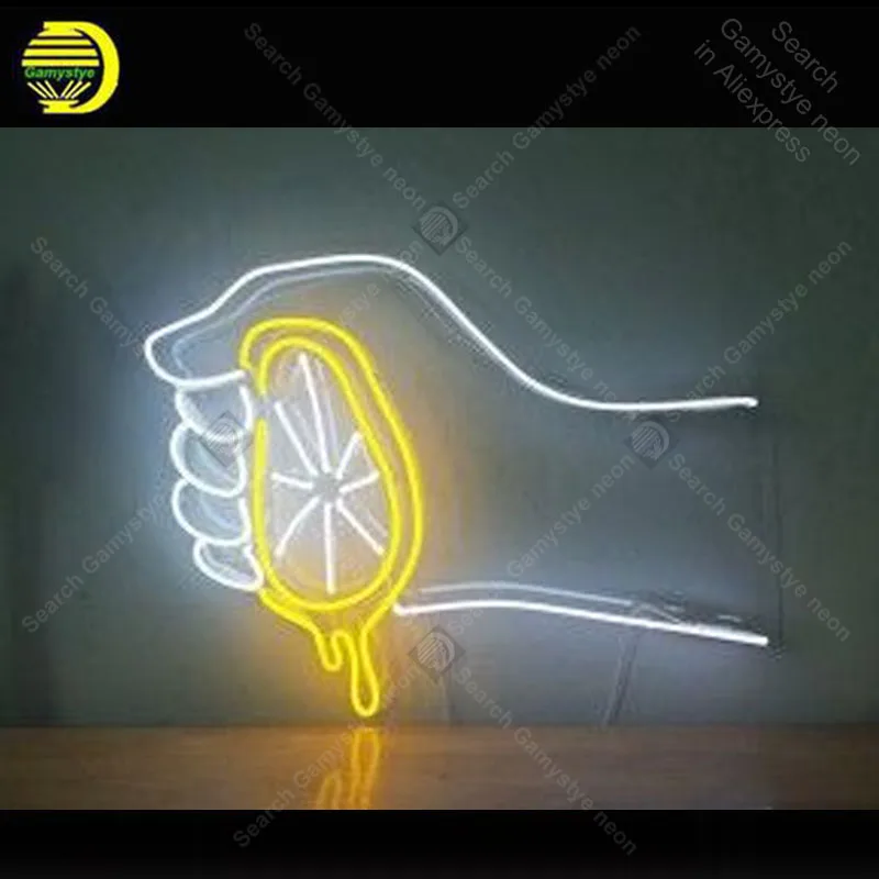 

Neon light Signs Lemon Juice Neon Bulb sign Lamp Handcraft Bedroom PUB Store display Business neon Letrero Neons enseigne lumine