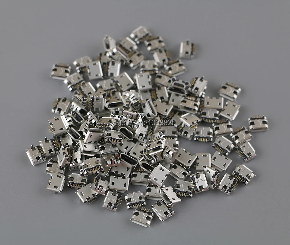 5pin mini usb ซ็อกเก็ตซ็อกเก็ตชาร์จ usb 5 pin สำหรับ PS4 Wireless Controller 100 ชิ้น // lot