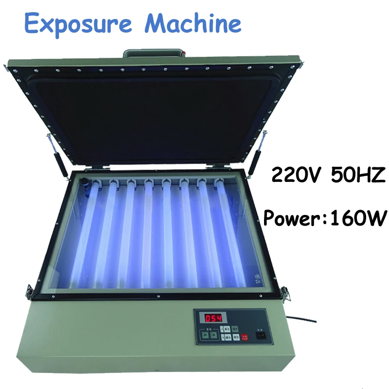 160W Ultraviolet UV Lithographic Solidification Exposure Machine Vacuum Frame Silk Screen Printing Exposure Machine