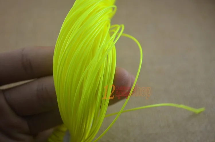 MNFT WF4F ~ WF8F Good Quality 100 feet Floating hollow wire Weight Forward Fly Fishing Line with Welded Loops End Yellow Color