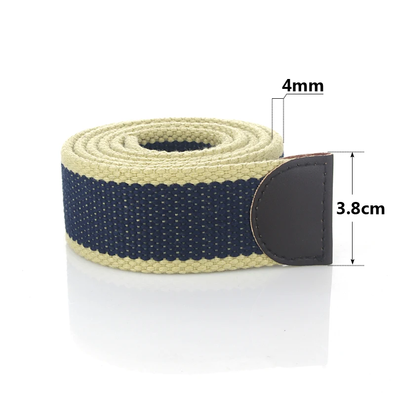 BOKADIAO Men's Canvas Belt Luxury Green Beret Metal Buckle Retired Soldier Military Army Tactical Belts for Women Strap Male