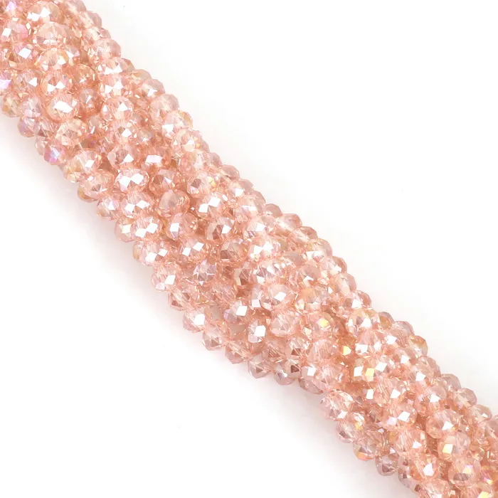 2 3 4 6 8mm Rondelle Österreich Kristall Perlen Faceted Tschechische Glasperlen Lose Spacer Perlen Für Schmuck Machen DIY Zubehör