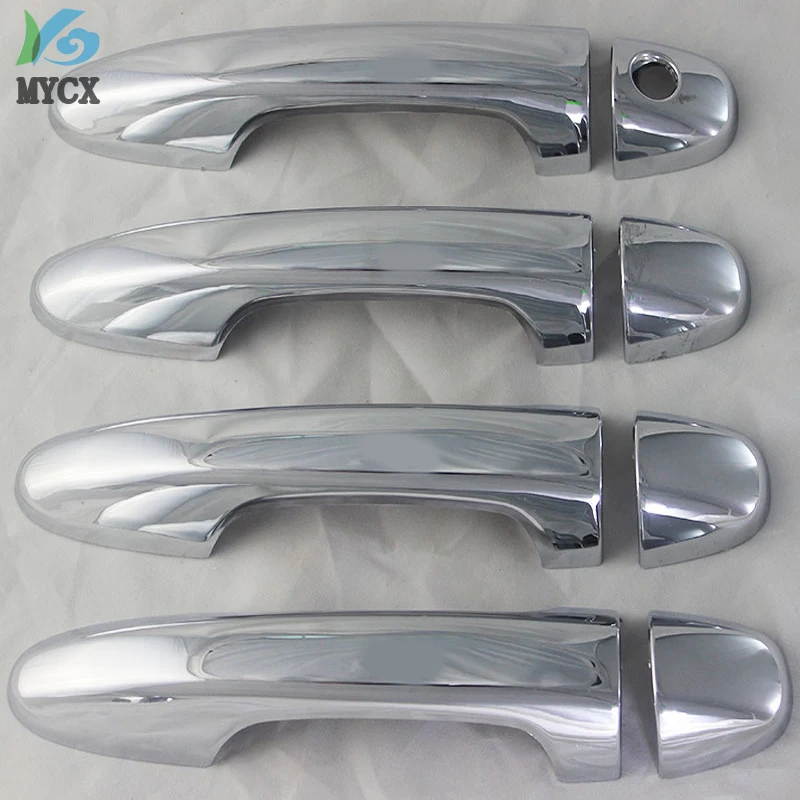 2015-2017 para Toyota Hilux accesorios ABS cubierta de manija de puerta cromada para Toyota Hilux Revo estilo de coche para pieza Hilux