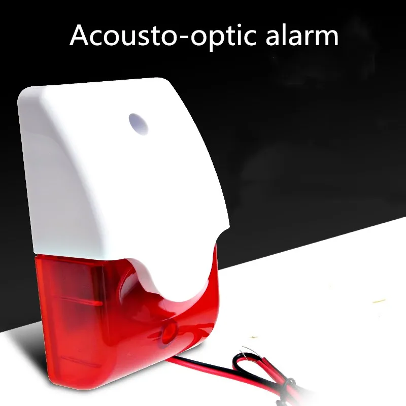 product game prop 12V Access Control Accessary Audible and Visual Alarm Door Alarm Security for Real-life escape room game prop