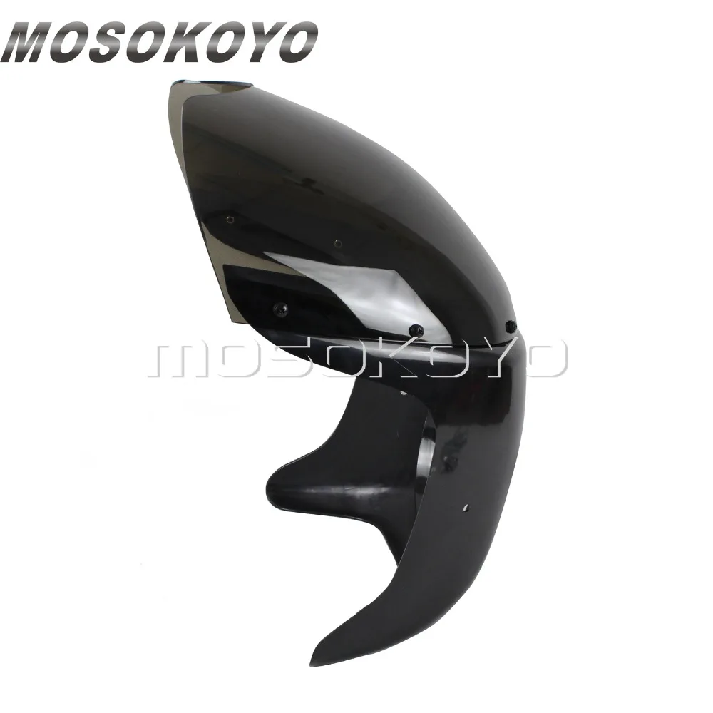 Motorcycle 7inch & 7\'\' Front Headlight Fairing WindScreen Windshield Universal For Cafe Racer Motorcycle Retro Head Light Screen