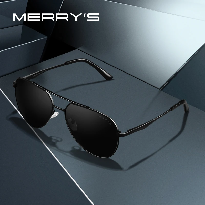 

MERRYS DESIGN Men Classic Pilot Sunglasses Aviation Frame HD Polarized Fashion Sunglasses For Driving UV400 Protection S8316N