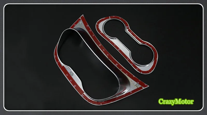 For Mercedes-Benz Vito W447 2014-2022 Chrome Front Middle Console Cup Holder Panel Frame Decoration Cover Trim Car Styling