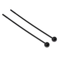 1 Pair Plastic Percussion Mallets Xylophone Sticks for Kids Musical Instrument Toy 265 mm Black Musical Instrument Accessories