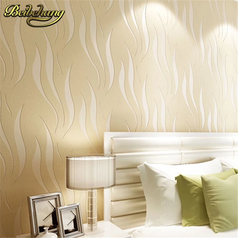 beibehang papel parede Modern Solid Curve Pattern Wallpaper 3D Mural Wall Decal Fresh Textile Bedroom Wallpapers Sofa Wall Paper