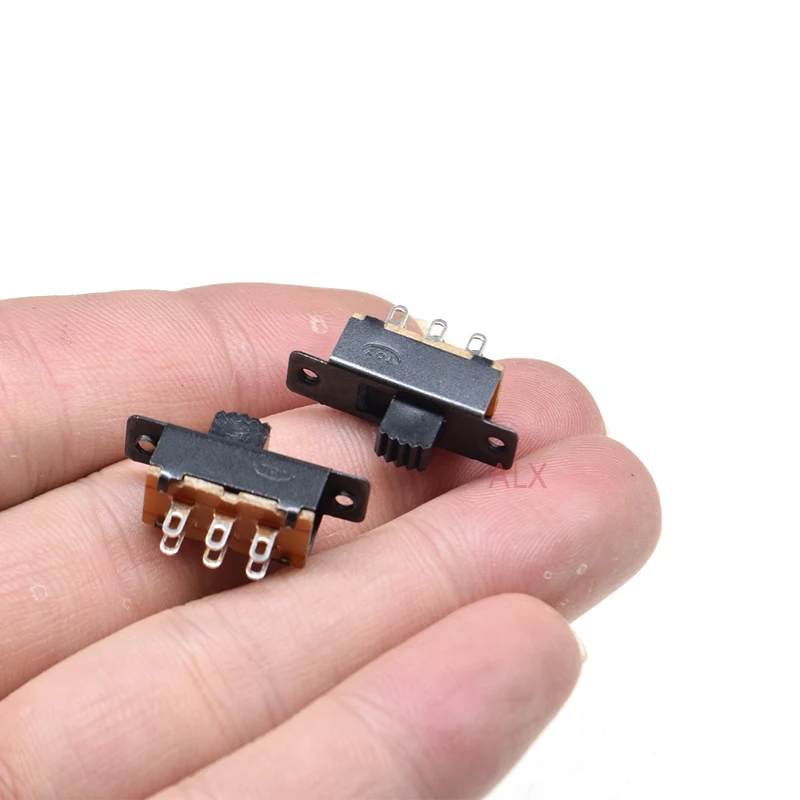 10PCS SS22f25 G5 TOGGLE switch 2 Position 6PIN DPDT 2P2D Handle high 5MM PITCH 4.0MM Panel Mount Slide Switches SS22F25G5