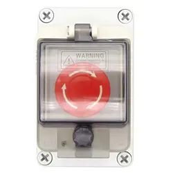 Emergency stop switch protective cover Button box Waterproof button box Waterproof switch box 22mm IP67