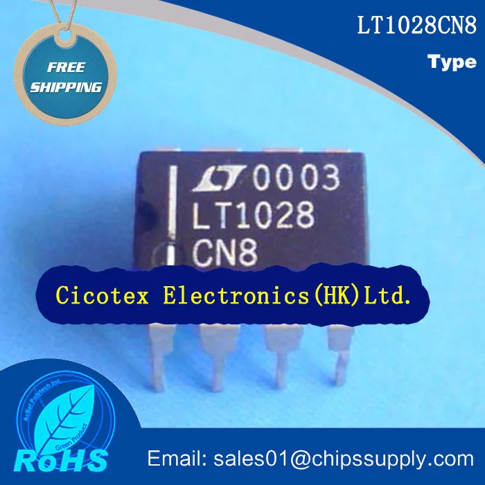 

10pcs/lot LT1028CN8#PBF DIP-8 IC OPAMP GP 75MHZ 8DIP LT1028CN8