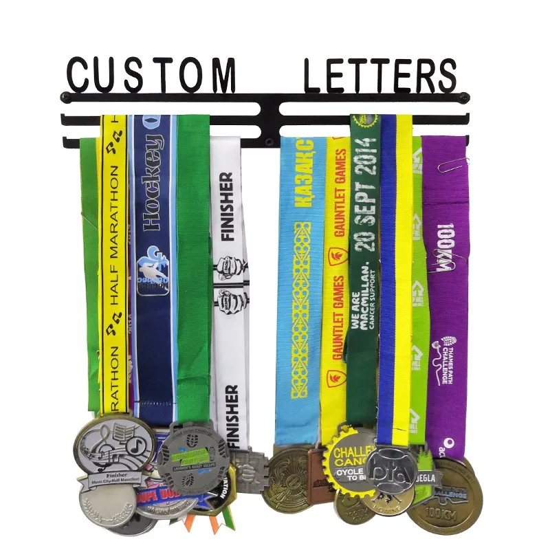 Personalized Letters Medal Hanger, Custom