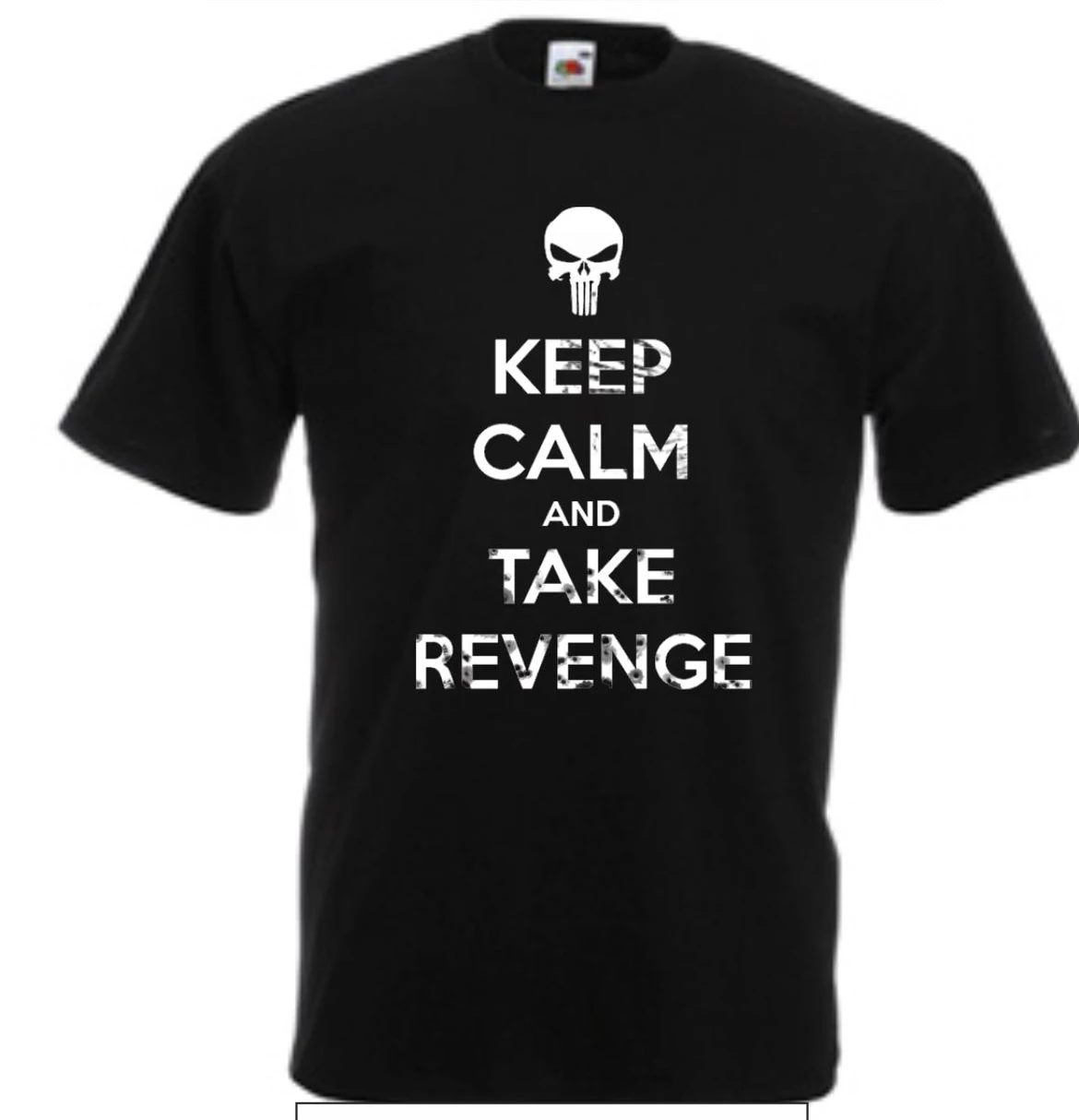 2018 Fashion Summer New Tee Shirt Designing The Sweater  Keep Calm Take Revenge Comics Film Movie Gamest Shirt