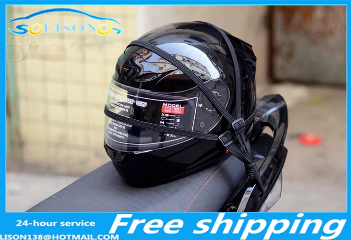 Accesorios de coche de cross-country, pedal, casco de motocicleta, cuerda de equipaje, cuerda de red elástica fija, general, 2 uds./lote, hardware