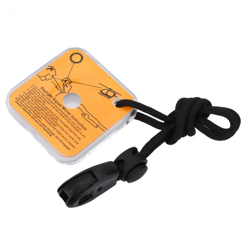 طقم نجاة طوارئ متعدد الوظائف ، مرآة إشارة عاكسة ، قارب كاياك خارجي #1