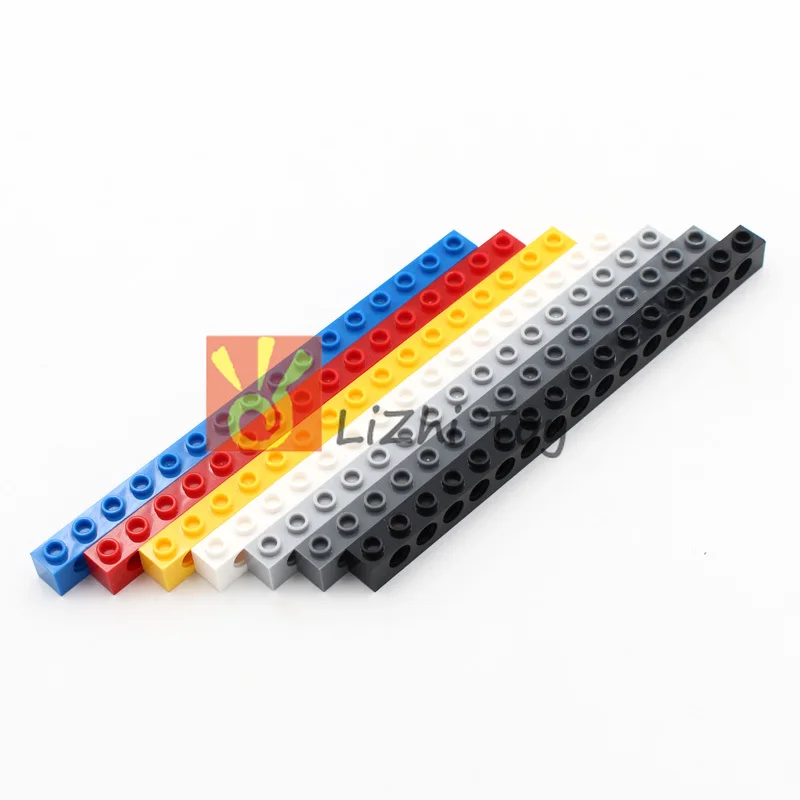 Lizhi Technology 3703 Brick 1x16 with Hole Thick Bricks Model Building Blocks Compatible Accessories Parts Mechanical Science